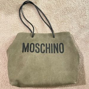 Moschino Oversized Canvas Tote (price drop, must go)